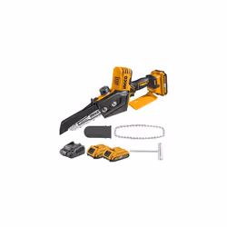 INGCO 20V Cordless Mini Chain Saw 6 Inch Brushless Lithium-Ion One-Hand Mini Chain Saw for Wood Cutting with 2Pcs 2.0Ah Batte ...