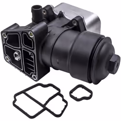 Oil Cooler Cap Housing Filter +Gasket for Audi Seat Skoda VW CC 2.0TDI