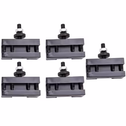 Quick Change Turning & Facing Lathe Tool Post Holder Set 5 PCS 250-201