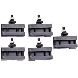 Quick Change Turning & Facing Lathe Tool Post Holder Set 5 PCS 250-201