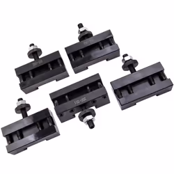 Quick Change Turning & Facing Lathe Tool Post Holder Set 5 PCS 250-201