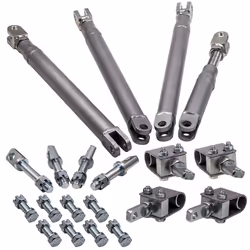 Universal Sidecar Installation U-Clamp Frame Mounts Struts Kit Fits For Honda