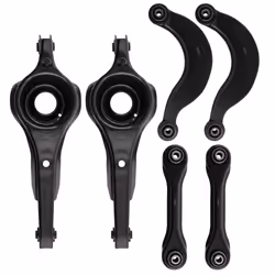 6pcs Rear Lower + Upper Control Arm Suspension Kit for Ford Focus 1998-2011