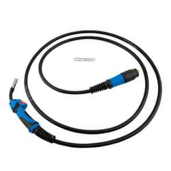 MB15 4M MIG Welding Torch Euro Connector Gun Gas Gasless Conversion for Welder