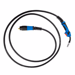MB15 4M MIG Welding Torch Euro Connector Gun Gas Gasless Conversion for Welder