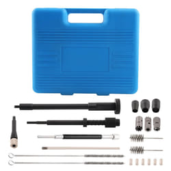 21pcs Injector Seat & Shaft Cleaning Kit Sealing Seat Cutter Guide Injector