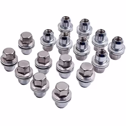 16x STAINLESS ALLOY WHEEL NUTS FOR LAND ROVER DISCOVERY 3 4 RRD500290