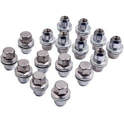 16x STAINLESS ALLOY WHEEL NUTS FOR LAND ROVER DISCOVERY 3 4 RRD500290
