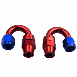 AN10 AN-10 Braided PTFE E85 Ethanol Oil Gas Line Fuel Hose10 Pieces End Fitting