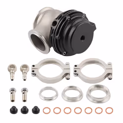 38mm Universal External Turbo Exhaust Wastegate & Flange 8PSI 14PSI Spring