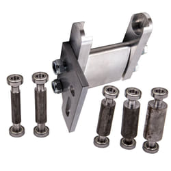 Steel Small Wheel Holder for 2x72" belt grinders & A Set of 5 Small Wheels