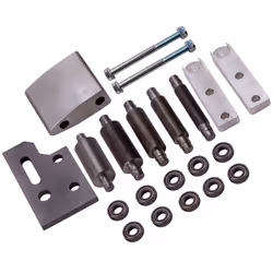 Steel Small Wheel Holder for 2x72" belt grinders & A Set of 5 Small Wheels