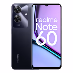 realme Note 60, 17.1 cm (6.74"), 4 GB, 128 GB, 32 MP, Android 14, Black, Marble colour