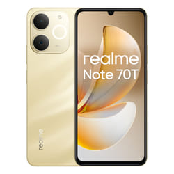 realme Note 70T 17.1 cm (6.74") Dual SIM Android 15 4G USB Type-C 4 GB 128 GB 6000 mAh Gold