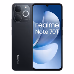 realme Note 70T, 17.1 cm (6.74"), 4 GB, 128 GB, 50 MP, Android 15, Black