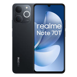 realme Note 70T 17.1 cm (6.74") Dual SIM Android 15 4G USB Type-C 4 GB 256 GB 6000 mAh Black