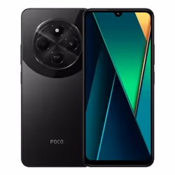 POCO C75, 17.5 cm (6.88"), 1640 x 720 pixels, 8 GB, 256 GB, 50 MP, Black