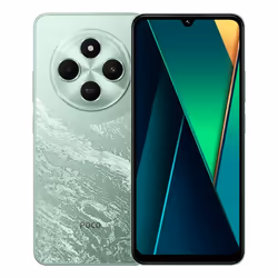 POCO C75, 17.5 cm (6.88"), 1640 x 720 pixels, 6 GB, 128 GB, 50 MP, Green