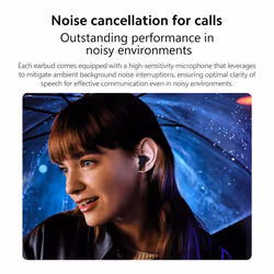 Xiaomi Redmi Buds 4 Active Wireless Bluetooth Headphones, 28 Hours Battery, IPX4 Waterproof, Touch Control, Bluetooth 5.3 Noise Earbuds