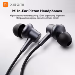 Xiaomi In-Ear Piston Earphone Bass Wired 3.5MM In-ear Sport Headphone with Mic Headset