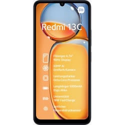 Xiaomi Redmi 13C 17.1 cm (6.74") Dual SIM Android 13 4G USB Type-C 8 GB 256 GB 5000 mAh Black