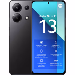 Xiaomi Redmi Note 13, 16.9 cm (6.67"), 8 GB, 256 GB, 108 MP, Android 13, Black