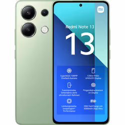 Xiaomi Redmi Note 13, 16.9 cm (6.67"), 6 GB, 128 GB, 108 MP, Android 13, Green, Mint colour