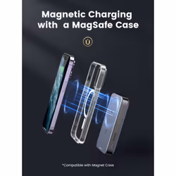 Ugreen 10000mAh Mini Powerbank Wireless 20W with MagSafe grey - Additional view 4