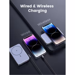 Ugreen 10000mAh Mini Powerbank Wireless 20W with MagSafe grey - Additional view 7