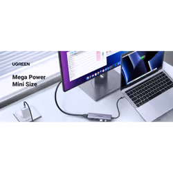 Ugreen 20956A interface hub USB Type-C 5000 Mbit/s Silver - Additional view 5