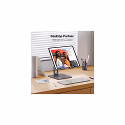 iPad Stand for Desk, Height Angle Adjustable iPad Pro Stand Aluminum Tablet Stand Compatible with 2022 iPad Pro/Mini/Air, Galaxy Tab A8/S7, iPhone