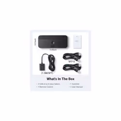 USB 3.0 Switch 2 Computers Sharing USB C & A Devices, 4 Port USB Switcher Sharing Keyboard and Mouse, Printer/Scanner USB Switch Hub for Two Computers - Additional view 7