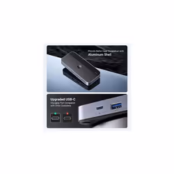 USB 3.0 Switch 2 Computers Sharing USB C & A Devices, 4 Port USB Switcher Sharing Keyboard and Mouse, Printer/Scanner USB Switch Hub for Two Computers - Additional view 8