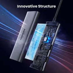 Ugreen Revodok 206 USB Type-C 5000 Mbit/s Silver