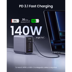 Ugreen Nexode Universal Black AC Fast charging Indoor - Additional view 6