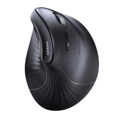 Ergonomic Vertical Mouse, 2.4GHz Wireless or Bluetooth, 1000/1600/2000/4000DPI, 5 Buttons, Connects Up to 3 Mac/PC Computers, 75 Ergonomic Angle,
