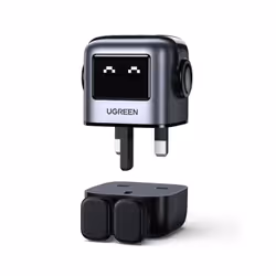 Ugreen USB-A+2C 65W UNO GAN CHARGER Mobile phone, Laptop, Tablet Black AC, USB Indoor - Additional view 4
