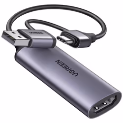 Video Capture Card HDMI to USB C Streaming Device 1080P 60FPS Capture 4K Input Audio Game Recording Compatible with Switch PS ...