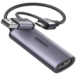 Video Capture Card HDMI to USB C Streaming Device 1080P 60FPS Capture 4K Input Audio Game Recording Compatible with Switch PS5 PS4 Xbox TV Stick DSLR