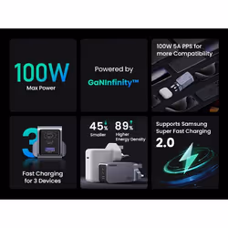Ugreen Nexode Pro Universal Grey, Silver AC Fast charging Indoor - Additional view 7