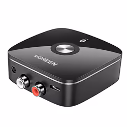 Bluetooth Receiver for HiFi, Bluetooth 5.1 Audio Adapter with 3.5mm Aux and 2 RCA ports, aptX HD, Noise Canceling, Dual Pairi ...
