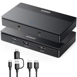 Video Capture Card HDMI to USB Type C Capture Device 1080P 60fps Streaming Record 4K Loop Passthrough Compatible with Switch PS5 PS4 Xbox TV Stick