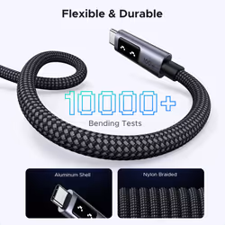 Uno 100W USB C to USB C Charger Cable Fast Charging 5A Type C to C Cable Compatible with MacBook Pro M3/Air, iPad Pro 2024/Air 5, iPhone 16/15 Pro Max - Additional view 4