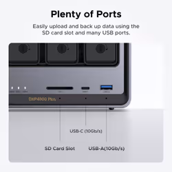 Ugreen NASync DXP4800 Plus NAS Desktop Intel® Pentium® 8 GB DDR5 UGOS PRO Black - Additional view 7