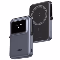 Ugreen UNO, 10000 mAh, Wireless charging, 20 W, Black