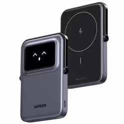 Ugreen UNO, 5000 mAh, Wireless charging, 20 W, Black