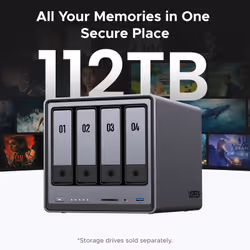 Ugreen NASync DXP4800 NAS Compact Intel® Pentium® N100 8 GB DDR5 UGOS Pro Black