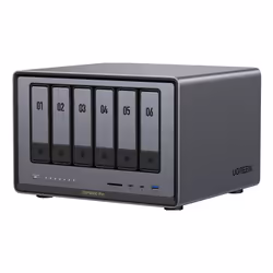 Ugreen NASync DXP6800 Pro, NAS, Compact, Intel® Core™ i5, i5-1235U, 8 GB, DDR5