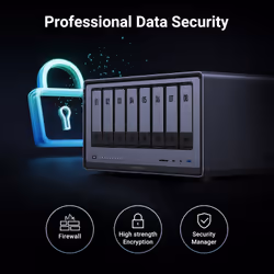 Ugreen NASync DXP8800 Plus NAS Desktop Intel® Core™ i5 i5-1235U 8 GB DDR5 UGOS Pro Black - Additional view 7