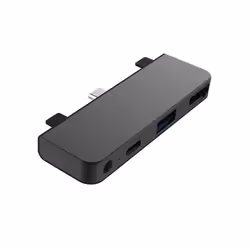 HYPER 45H-D31.9ES, USB 3.2 Gen 2 (3.1 Gen 2) Type-C, Grey, 3.5mm, USB 2.0, USB 3.2 Gen 1 (3.1 Gen 1) Type-A, USB 3.2 Gen 2 (3 ...